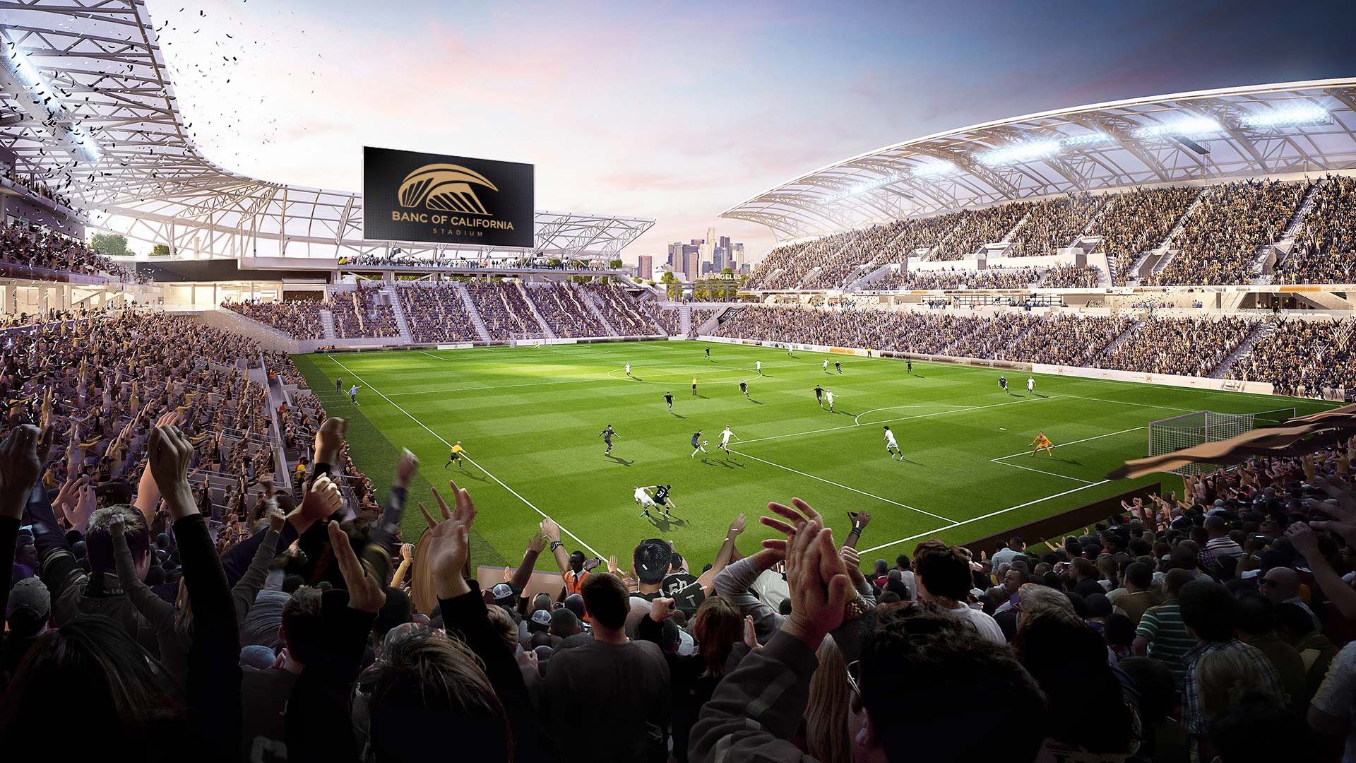 Banc of California Stadium Screen